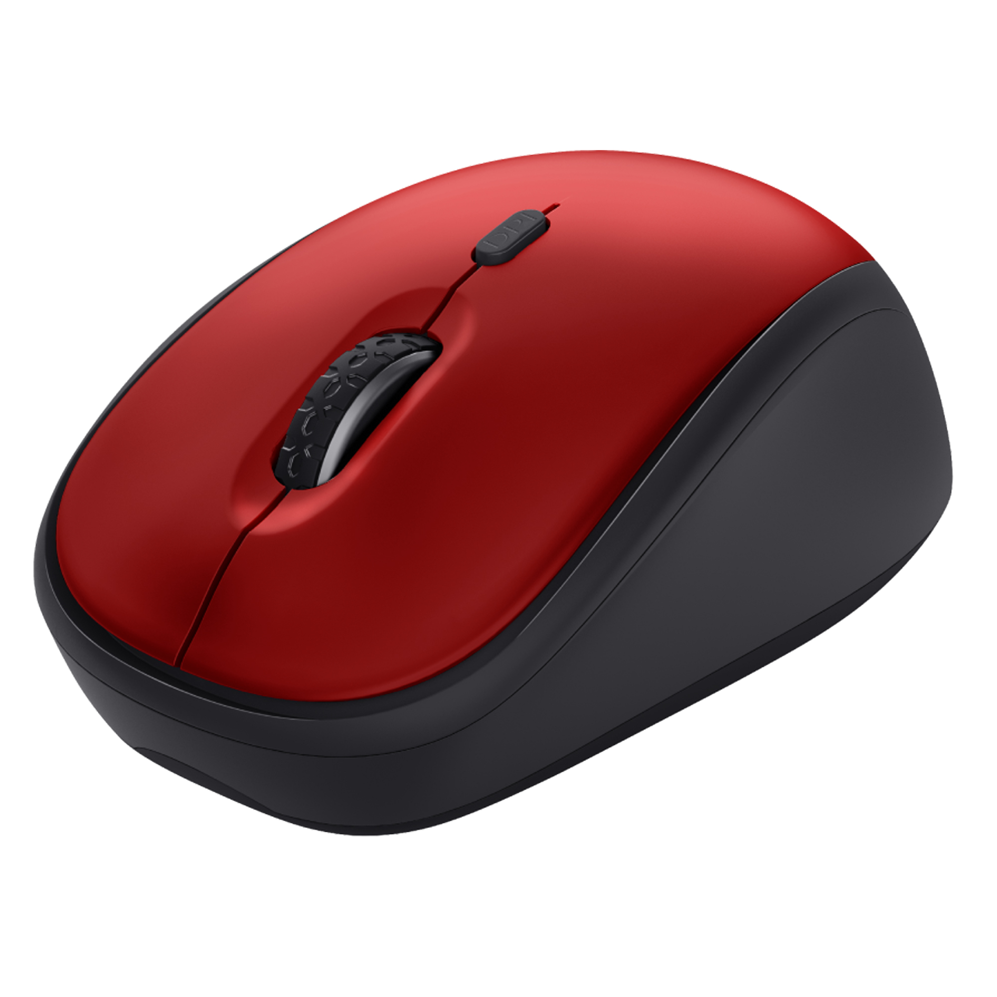 Mouse Verticale Ottico Ergonomico Wireless 1200dpi Rosso