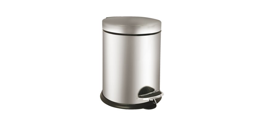 Pattumiera a pedale Bin Basic - 3 L - acciaio inox - Medial