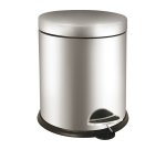 Pattumiera a pedale Bin Basic - 5 L - acciaio inox - Medial