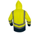 Parka alta visibilità 5 in 1 Deltaplus Optimum 3, giallo fluo