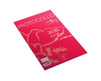 Fogli protocollo Quaxima - A4 - 1rigo - 80 gr - Pigna - conf. 20 pezzi