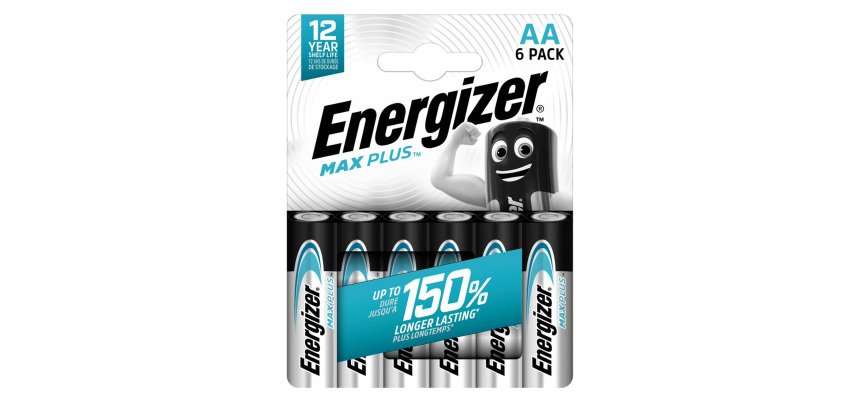 Pila stilo AA - 1,5V - Max Plus alcalina - Energizer - blister 6 pezzi