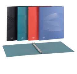 Raccoglitore Osmose Recyc - PP - 4R - dorso 15 mm - 22 x 30 mm - 15 colori assortiti - Favorit