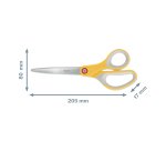 Forbici Cosy - 205 mm - acciaio - giallo - Leitz