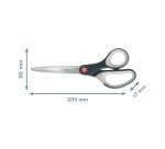 Forbici Cosy - 205 mm - acciaio - grigio - Leitz