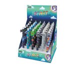 Box penne cancellabili - 4 expo da banco - fantasie assortite - Lebez - conf. 144 pezzi