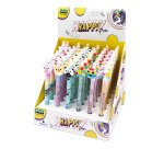 Box penne cancellabili - 4 expo da banco - fantasie assortite - Lebez - conf. 144 pezzi