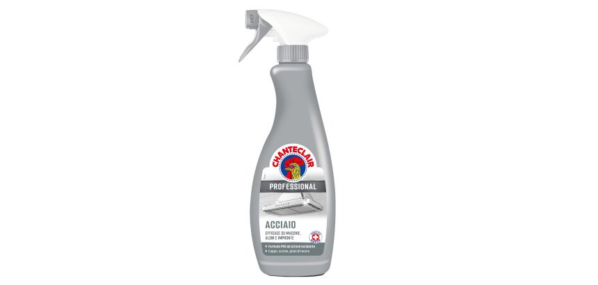 Detergente Professional acciaio brillante - in trigger - 700 ml - Chanteclair