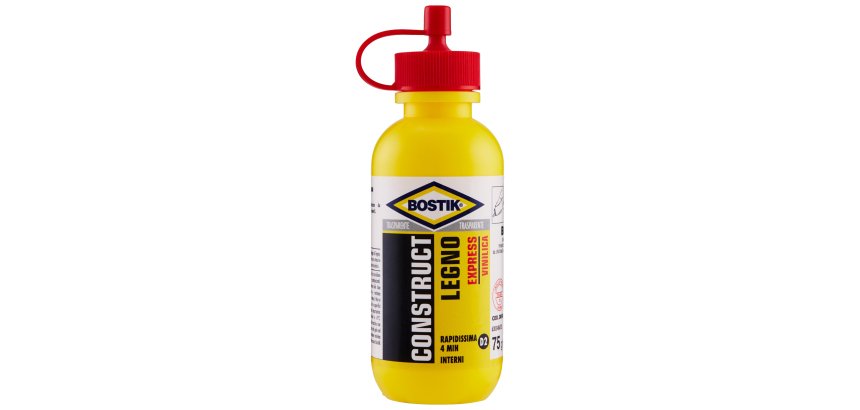 Colla Construct Legno Express  - 75 gr - trasparente - Bostik