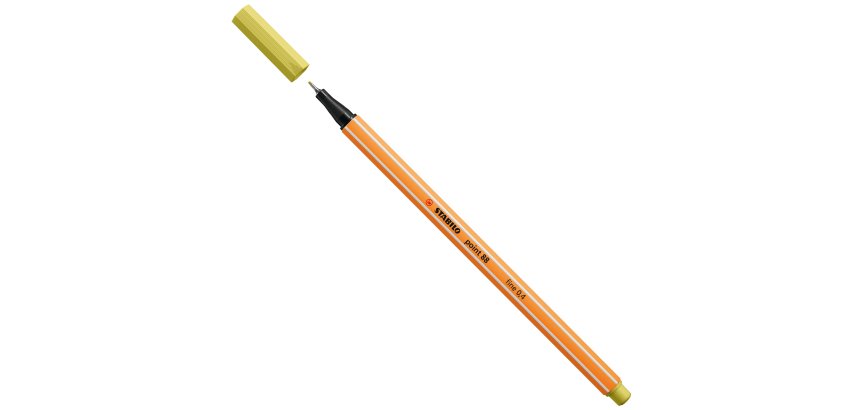Fineliner Point 88 - tratto 0,4 mm - senape 67 - Stabilo