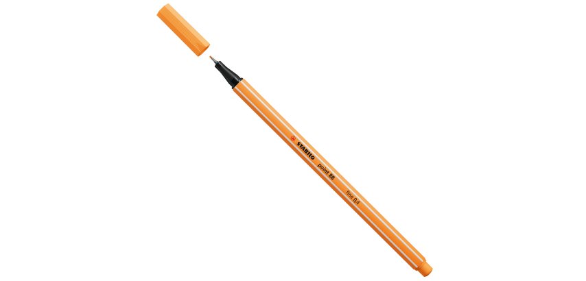 Fineliner Point 88 - tratto 0,4 mm - papaya 85 - Stabilo