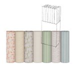 Rotolo carta regalo Erba - 70 cm x 2 m - fantasie assortite - Rex Sadoch