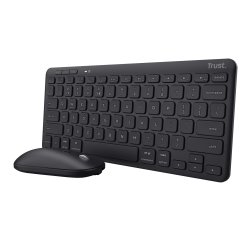 Tastiera e mouse Lyra - con ricevitore - wireless - Trust