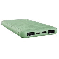 Powerbank Primo - ultrasottile - da 10.000 mAh - verde - Trust