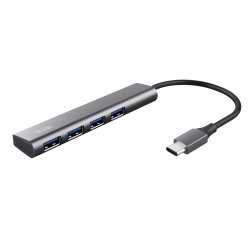 Trust Halyx USB 3.2 Gen 1 (3.1 Gen 1) Type-A 5 Mbit/s Grey