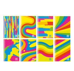 Maxiquaderno One Color Fantafluo - A4 - 1 rigo - 60 fogli - 80 gr - spiralato - Blasetti