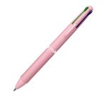 Penna a sfera scatto multifunzione 4 Multi - colori pastello assortiti - Osama - expo 48 pezzi
