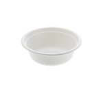 Ciotola monouso Bio - rotonda - diametro 13,5 cm - 350 ml - cellulosa - bianco - Leone - conf. 50 pezzi