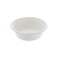 Ciotola monouso Bio - rotonda - diametro 13,5 cm - 350 ml - cellulosa - bianco - Leone - conf. 50 pezzi