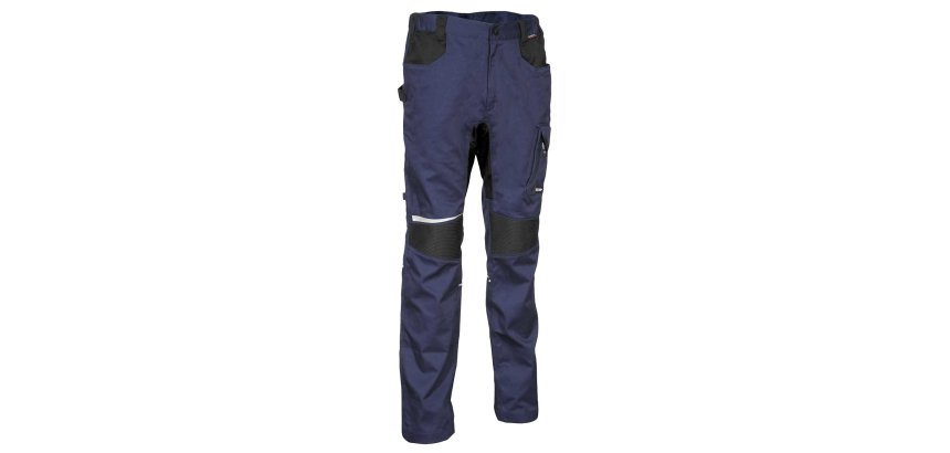 Pantalone Cofra Skiahos, blu navy/nero