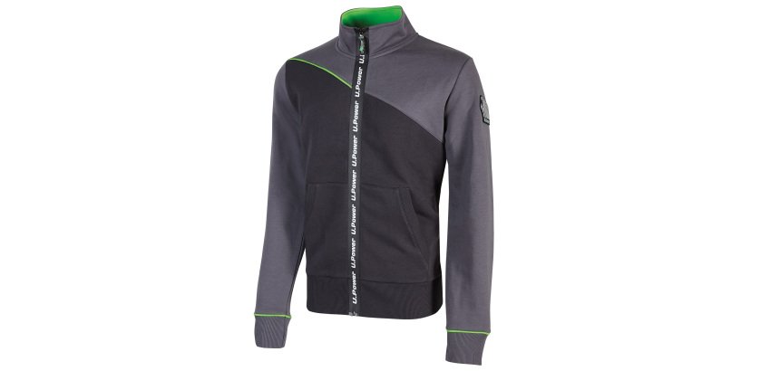 Felpa U-Power Uranus, grigio
