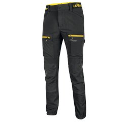 Pantalone U-Power Horizon, nero/giallo
