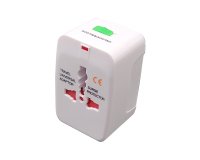 Adattatore da viaggio universale - bianco - MKC Melchioni