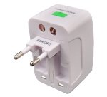 Adattatore da viaggio universale - bianco - MKC Melchioni