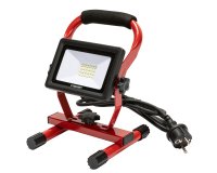 Proiettore da cantiere Light Pad - con staffa e cavo 1,5 m - 20 W - rosso - Velamp