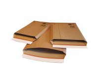 Sacchetti e-commerce pack - 18,5 x 27 x 5 cm - cartone microonda - avana - Blasetti - conf. 25 pezzi