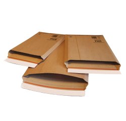 Sacchetti e-commerce pack - 18,5 x 27 x 5 cm - cartone microonda - avana - Blasetti - conf. 25 pezzi
