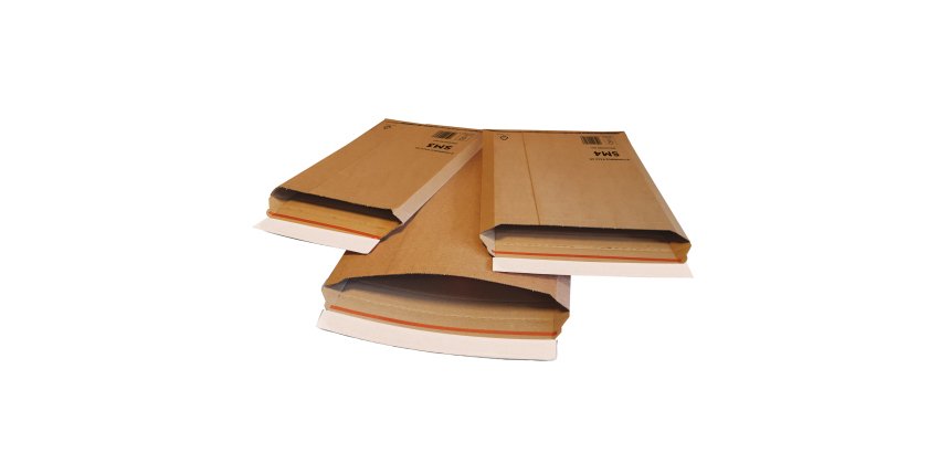 Sacchetti e-commerce pack - 18,5 x 27 x 5 cm - cartone microonda - avana - Blasetti - conf. 25 pezzi