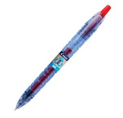 Roller gel a scatto B2P Begreen - punta 0,7 mm - rosso - Pilot