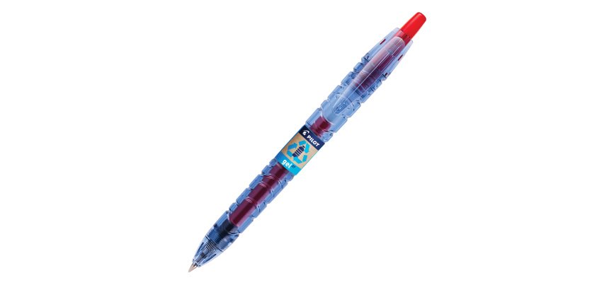 Roller gel a scatto B2P Begreen - punta 0,7 mm - rosso - Pilot