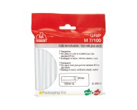 Colla termofusibile M7/100 - diametro 7 mm - lunghezza 10 cm - 200 gr - trasparente - Romeo Maestri