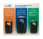Pannello per protezione e lavaggio delle mani - con 3 dispenser - 67,4 x 60 x 1 cm - Nettuno