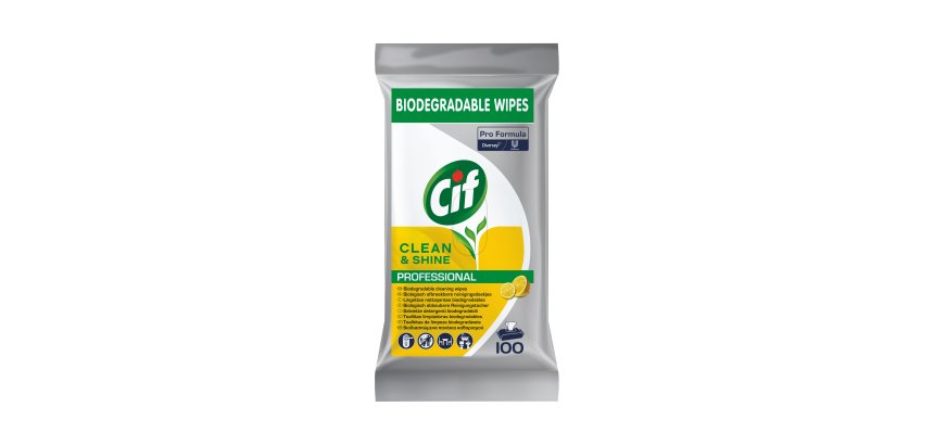 Salviette multisuperfici igienizzanti - biodegradabili - Cif - conf. 100 pezzi