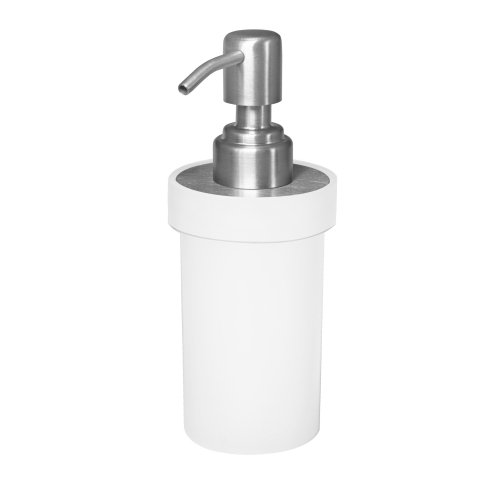 Dispenser per sapone - PVC - bianco - Laminart