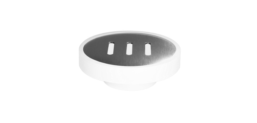 Portasapone - PVC - bianco - Laminart