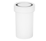 Porta spazzolino - PVC - bianco - Laminart