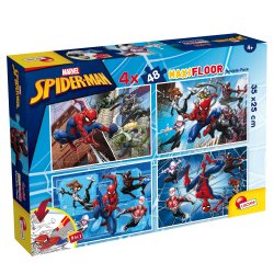 Puzzle maxi - Marvel "Spiderman" - 4 x 48 pezzi - Lisciani