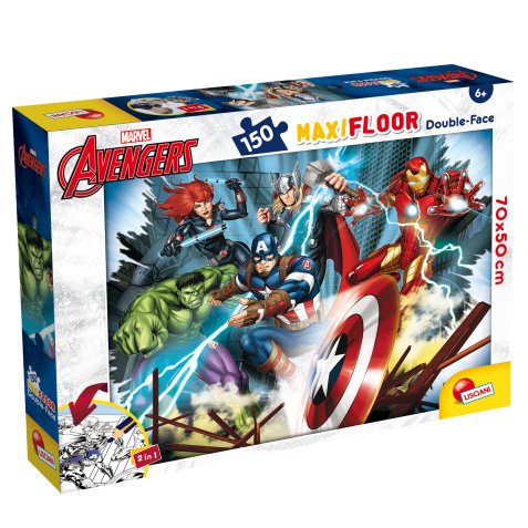 Puzzle maxi - Marvel "Avengers" - 150 pezzi - Lisciani