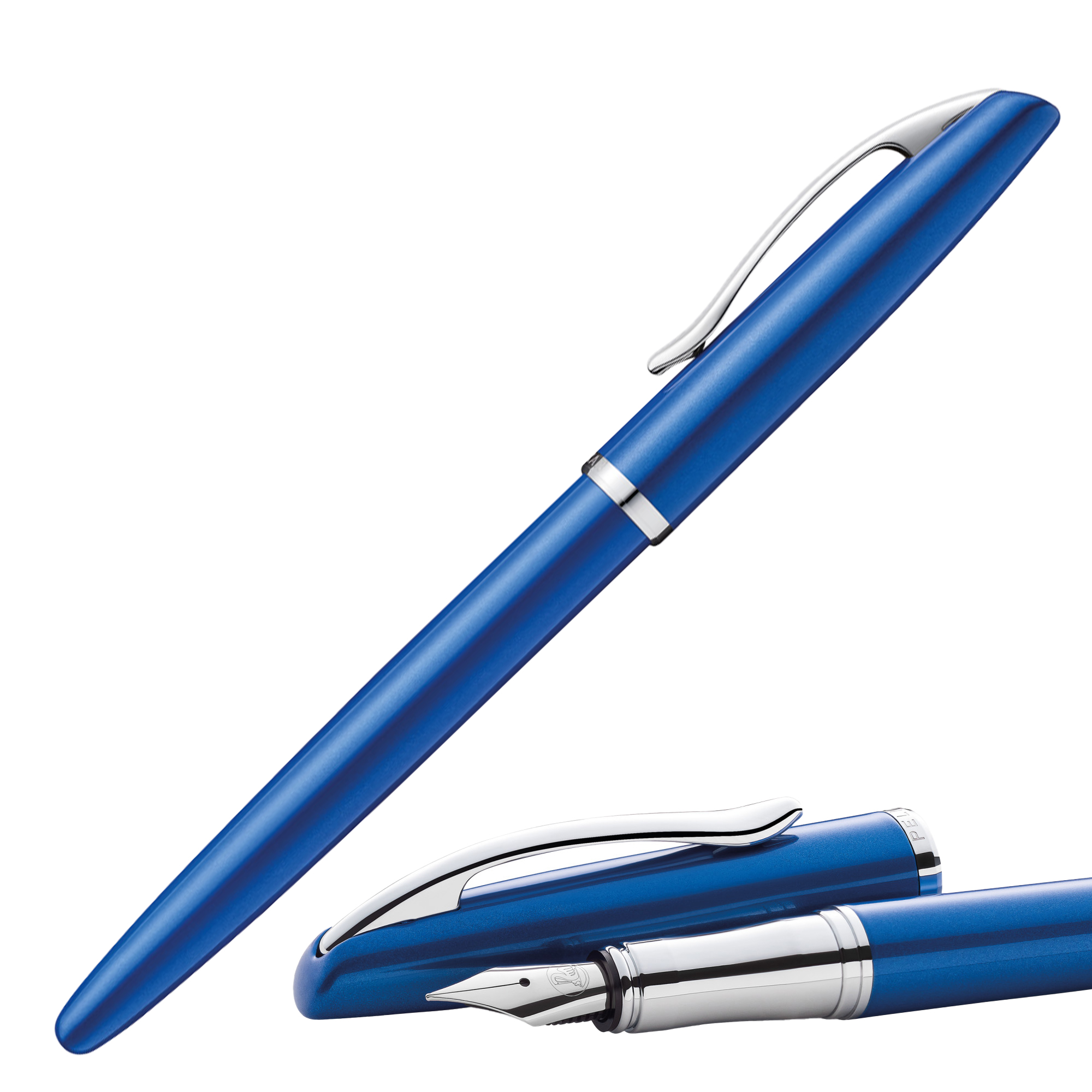 Penna a sfera a scatto Parker Jotter Core M Waterloo Blue CT