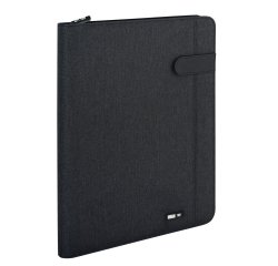 Portablocco Flap - tessuto - nero - A4 - City Time