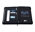 Portablocco Flap - tessuto - nero - A4 - City Time