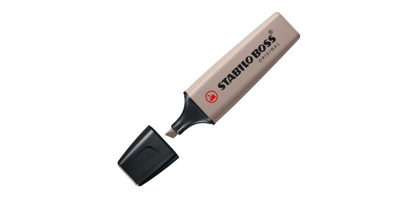 Evidenziatore Stabilo Boss NatureColors - tratto 2 + 5 mm - cenere - Stabilo