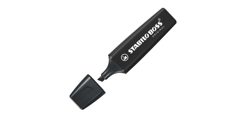 Marcatore Stabilo Boss Original - tratto 2 - 5 mm - nero - Stabilo