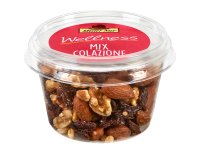 Mix colazione - frutta secca e disidratata - in bicchiere - 125 gr - Mister Nut