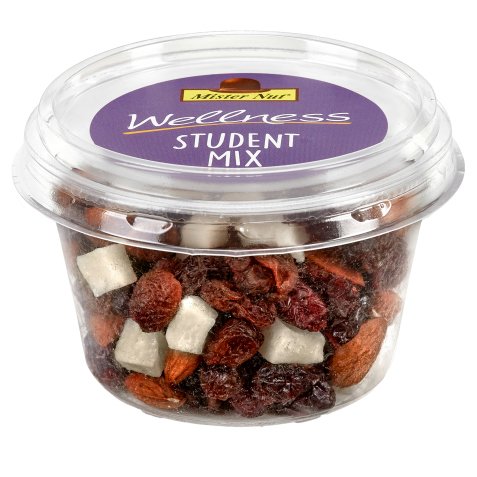 Student mix - frutta secca e semi - in bicchiere - 125 gr - Mister Nut