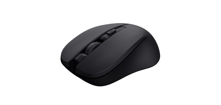 Mouse ottico silenzioso wireless Mydo - nero - Trust